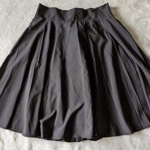 Choices black midi skirt